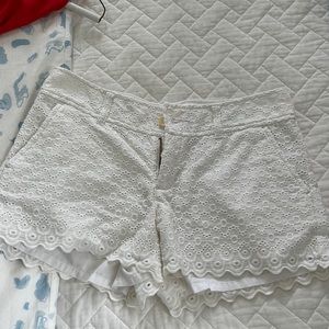 White Lilly Pulitzer shorts